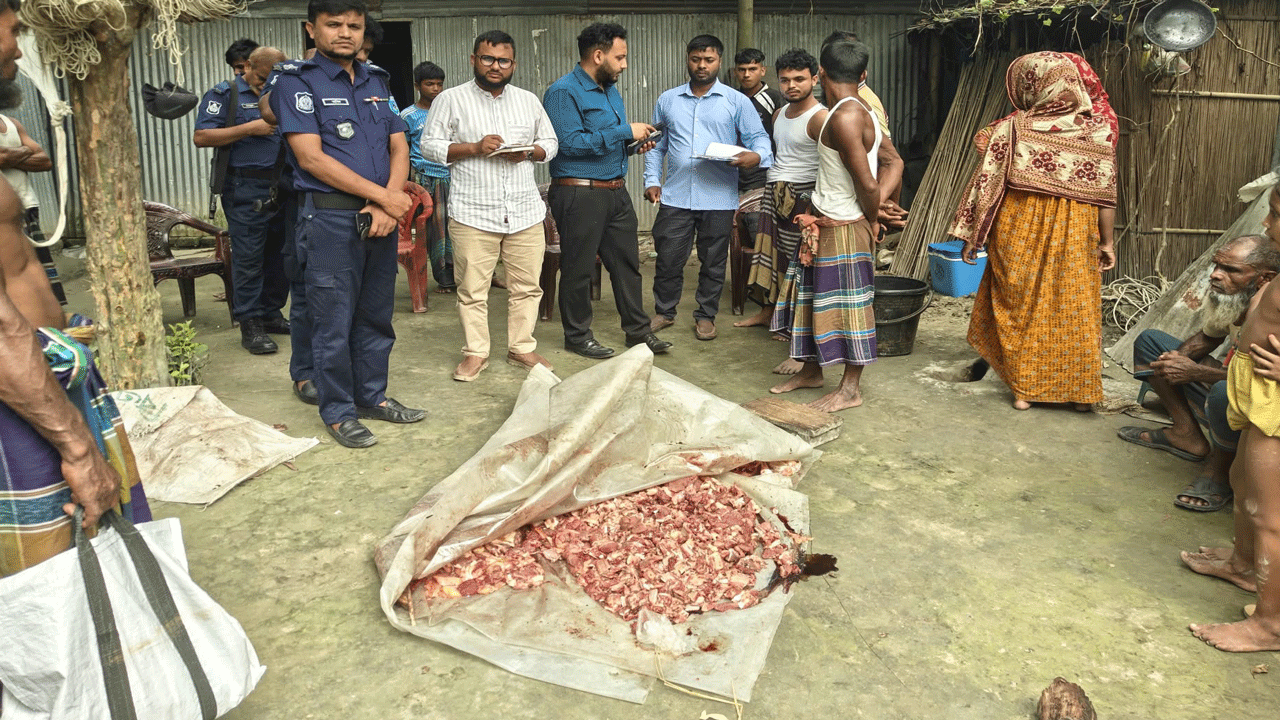 অসুস্থ গরু জবাই করায় সুন্দরগঞ্জে কসাইয়ের ৫ হাজার টাকা জরিমানা