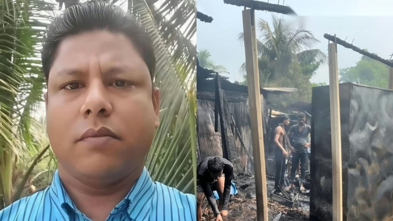 প্রতিবেশীর ঘর বাঁচাতে গিয়ে দগ্ধ হয়ে মারা গেলেন সোহাগ